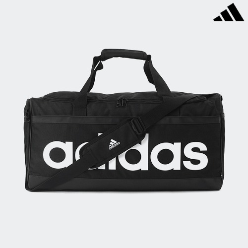 아디다스 리니어 더플 백 M HT4743 이미지 - 스타일리시한 블랙 스포츠 가방
