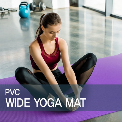 IW PVC 요가매트 와이드 6mm 퍼플
